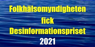 Folkhälsomyndigheten fick Desinformationspriset 2021