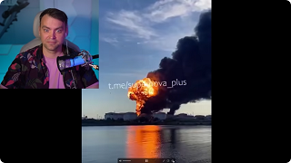 Oljedepå exploderar